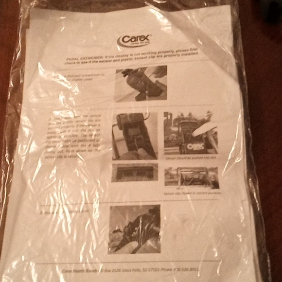 Pedal excerciser with digital display by Carex - Picture 9 of 9